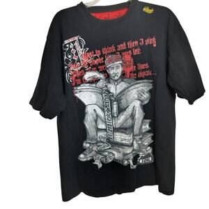 M954) Parish Nation Health Wealth Wisdom Graphic Tee XL